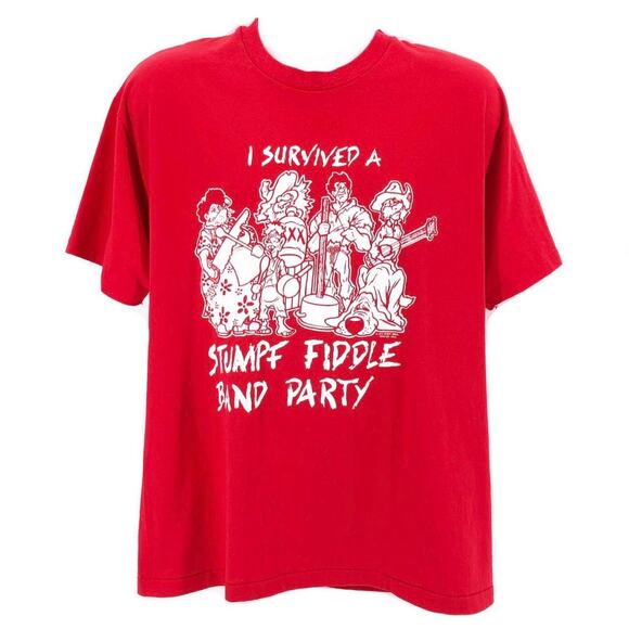 90s Stumpf Fiddle Band Party tshirt 1990s vintage - Picture 1 of 6